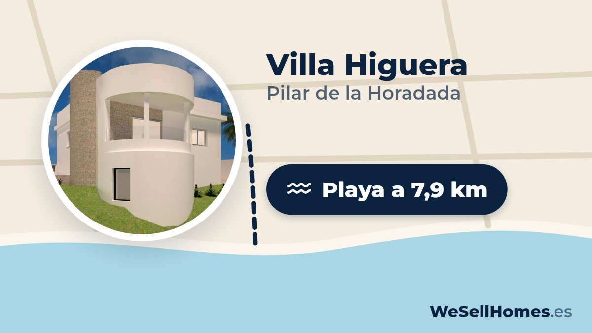 Villa Higuera, Pilar de la Horadada: Playa a 7,9 km