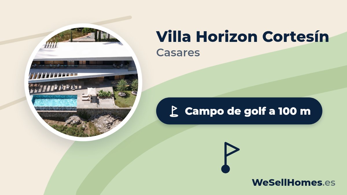 Villa Horizon Cortesín, Casares: Campo de golf a 100 m