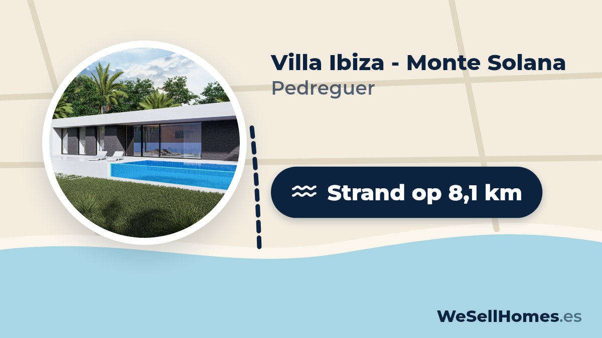 Villa Ibiza - Monte Solana, Pedreguer: Strand op 8,1 km