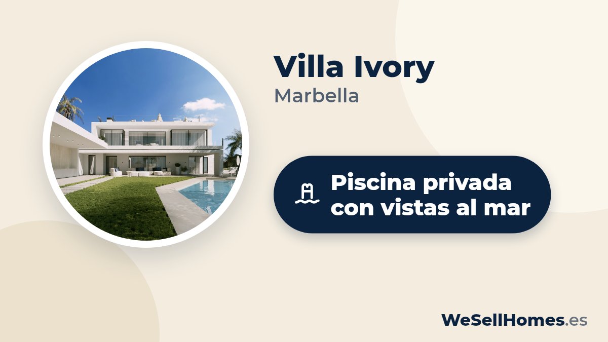 Villa Ivory, Marbella: Piscina privada con vistas al mar