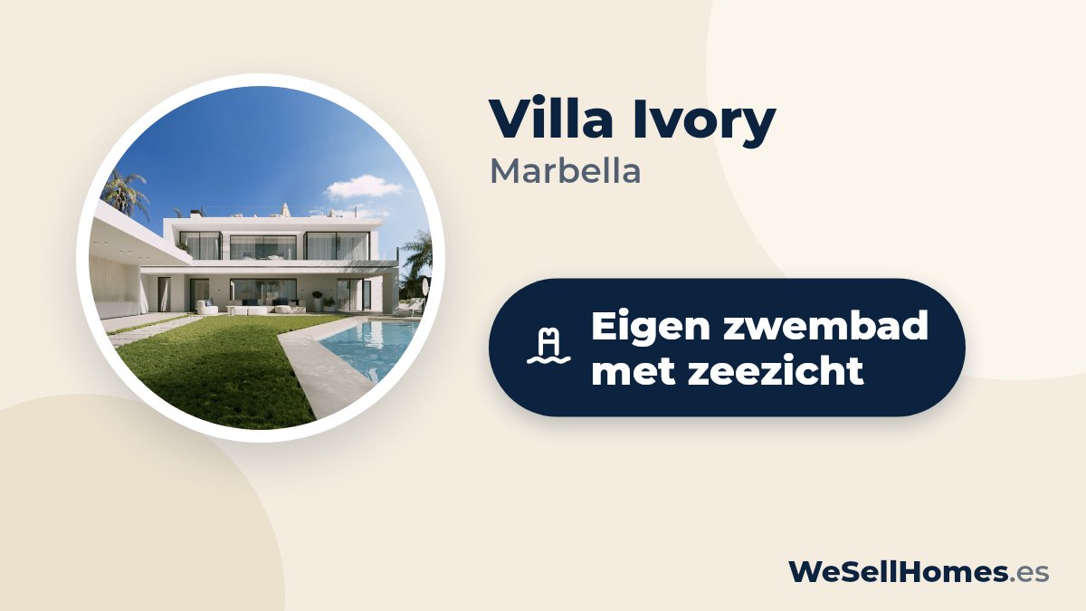 Villa Ivory, Marbella: Eigen zwembad met zeezicht