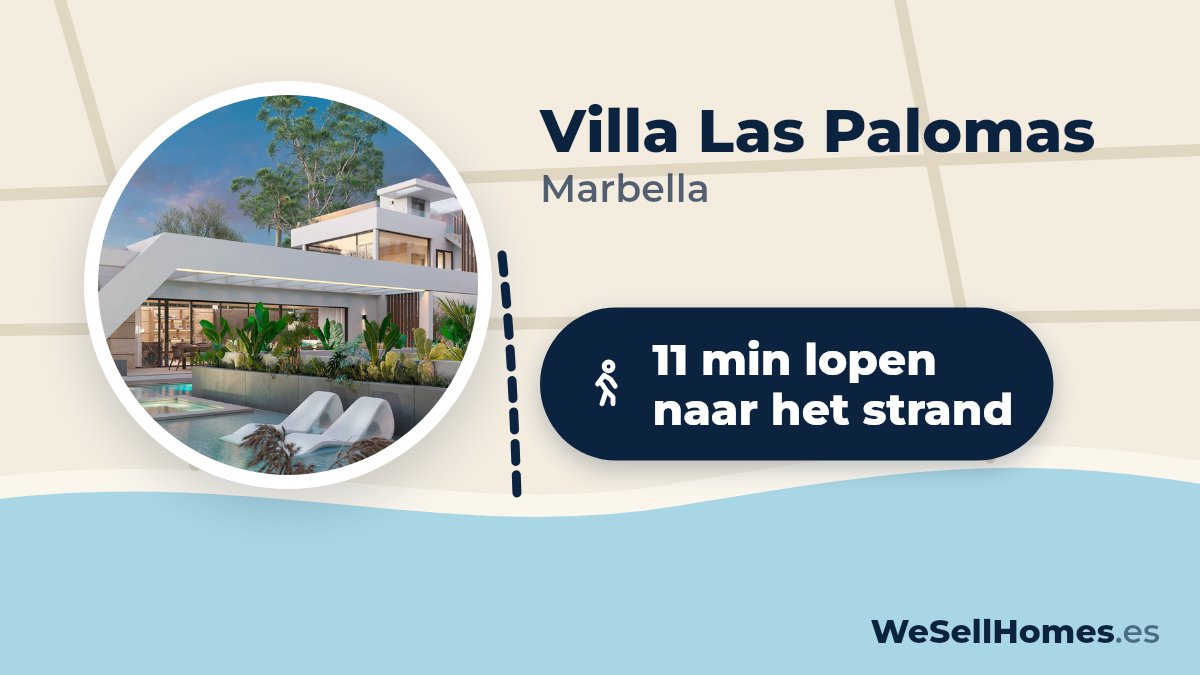 Villa Las Palomas, Marbella: 11 min lopen naar het strand