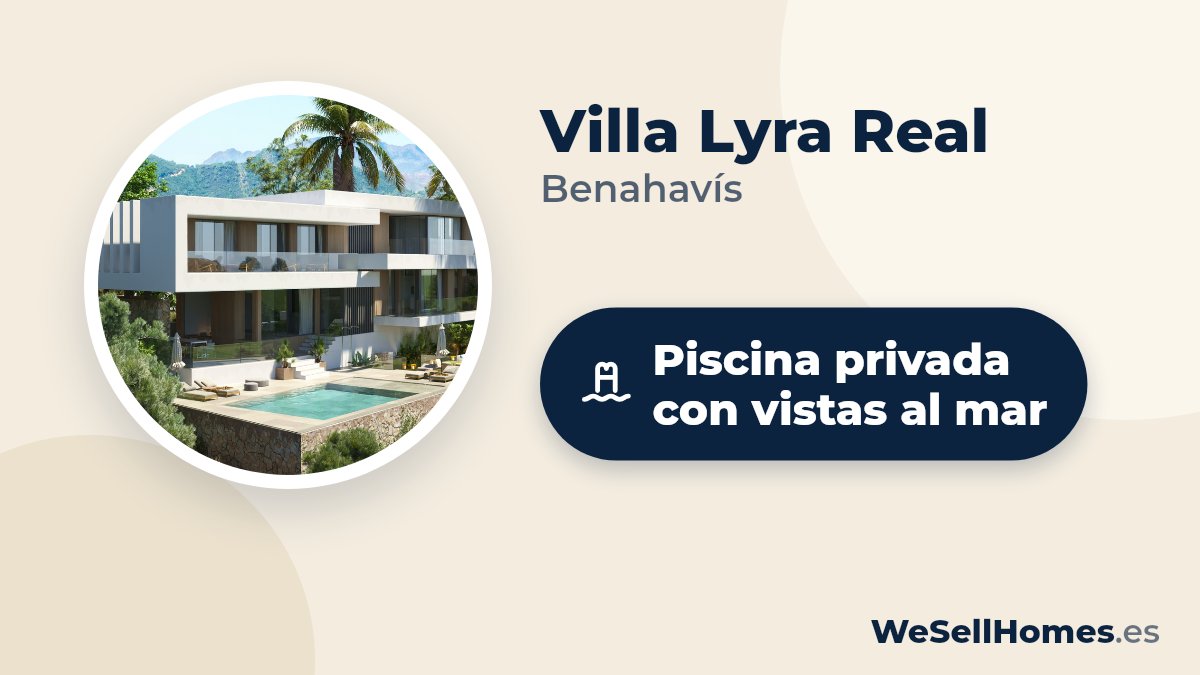 Villa Lyra Real, Benahavís: Piscina privada con vistas al mar