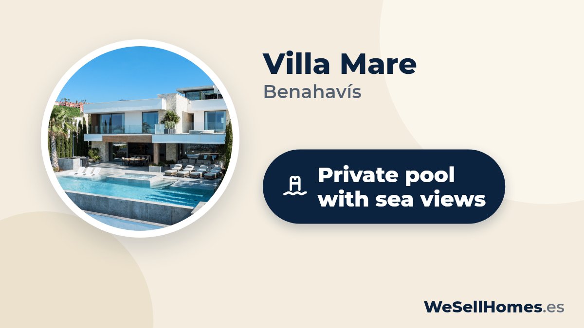Villa Mare, Benahavís: Private pool with sea views