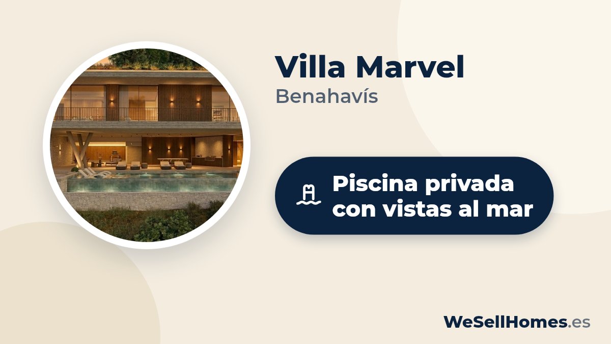 Villa Marvel, Benahavís: Piscina privada con vistas al mar