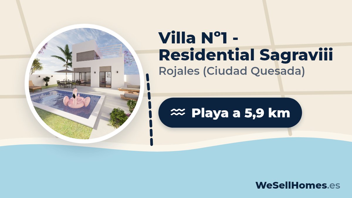 Villa Nº1 - Residential Sagraviii, Rojales (Ciudad Quesada): Playa a 5,9 km