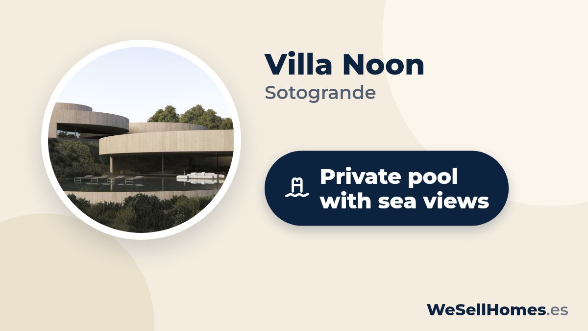 Villa Noon, Sotogrande: Private pool with sea views