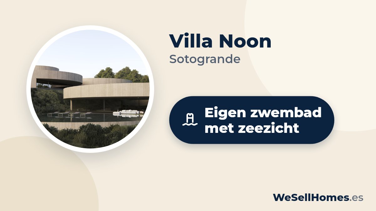 Villa Noon, Sotogrande: Eigen zwembad met zeezicht