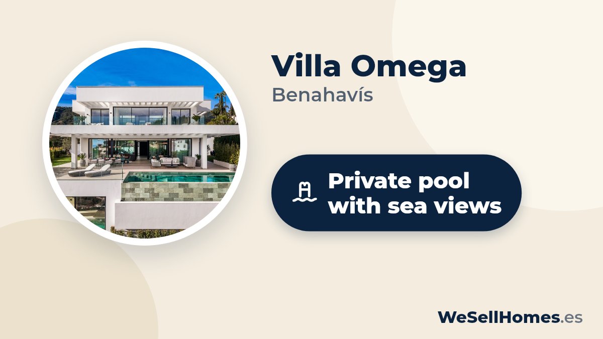 Villa Omega, Benahavís: Private pool with sea views