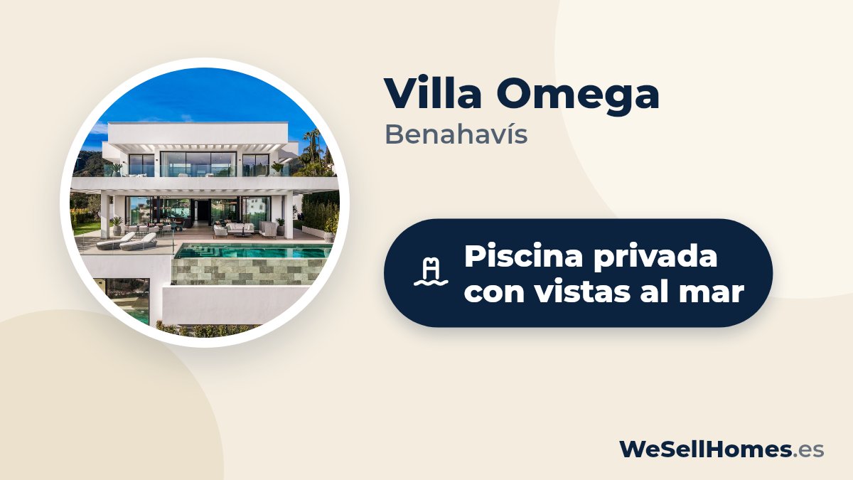 Villa Omega, Benahavís: Piscina privada con vistas al mar