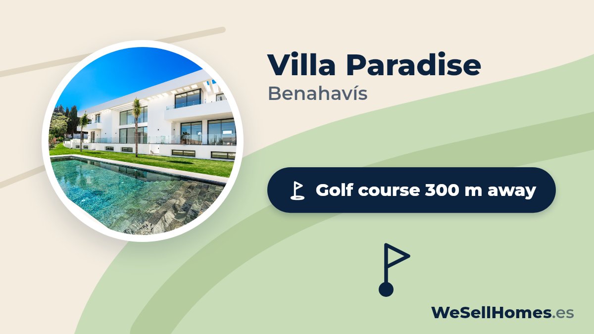 Villa Paradise, Benahavís: Golf course 300 m away