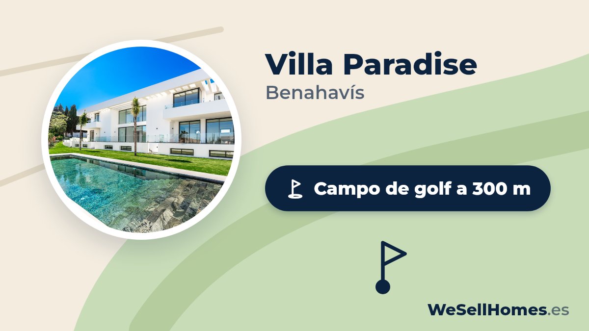 Villa Paradise, Benahavís: Campo de golf a 300 m