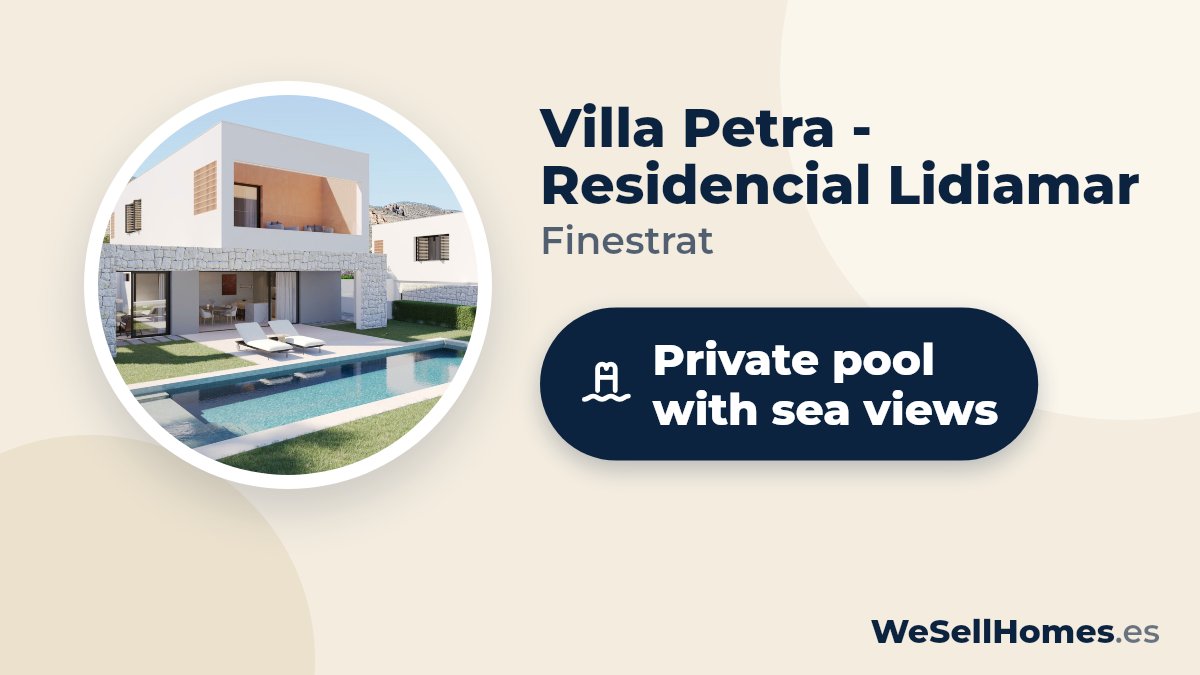 Villa Petra - Residencial Lidiamar, Finestrat: Private pool with sea views