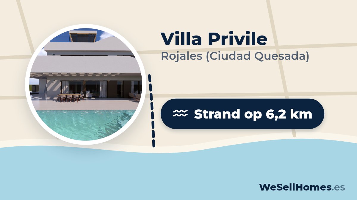 Villa Privile, Rojales (Ciudad Quesada): Strand op 6,2 km