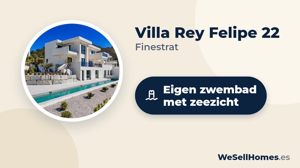 Villa Rey Felipe 22, Finestrat: Eigen zwembad met zeezicht