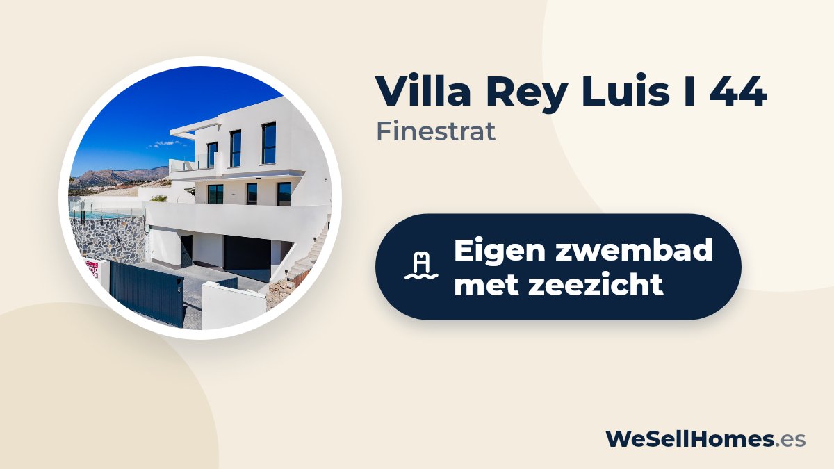 Villa Rey Luis I 44, Finestrat: Eigen zwembad met zeezicht
