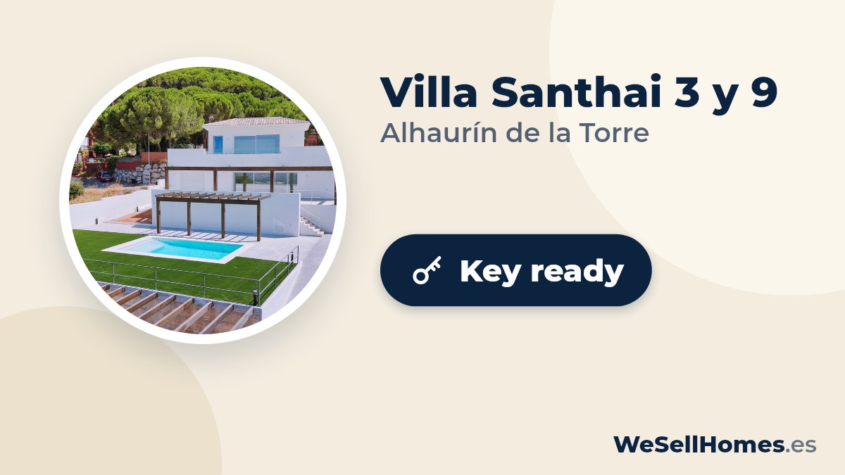 Villa Santhai 3 y 9, Alhaurín de la Torre: Key ready
