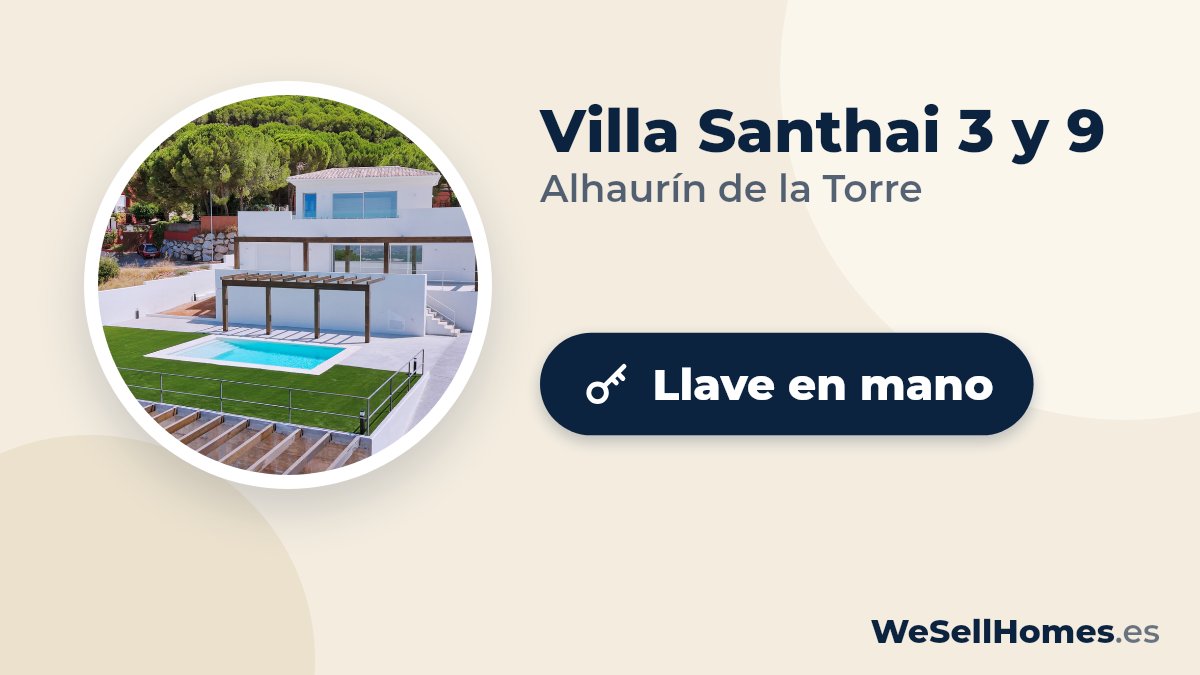 Villa Santhai 3 y 9, Alhaurín de la Torre: Llave en mano