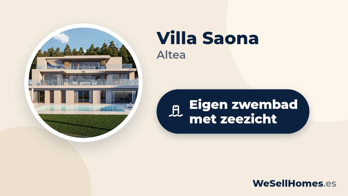 Villa Saona, Altea: Eigen zwembad met zeezicht
