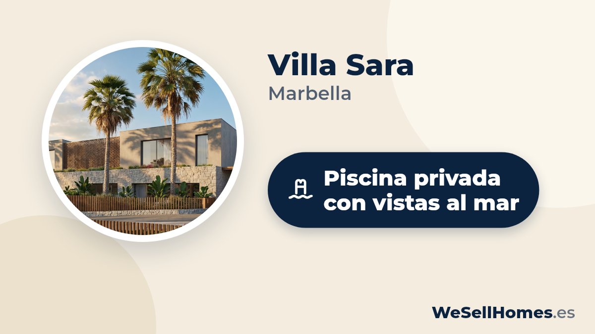 Villa Sara, Marbella: Piscina privada con vistas al mar