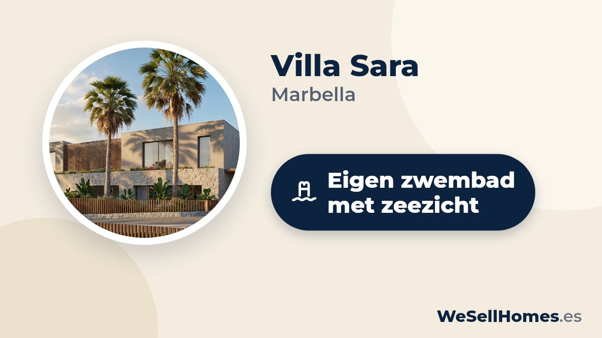 Villa Sara, Marbella: Eigen zwembad met zeezicht