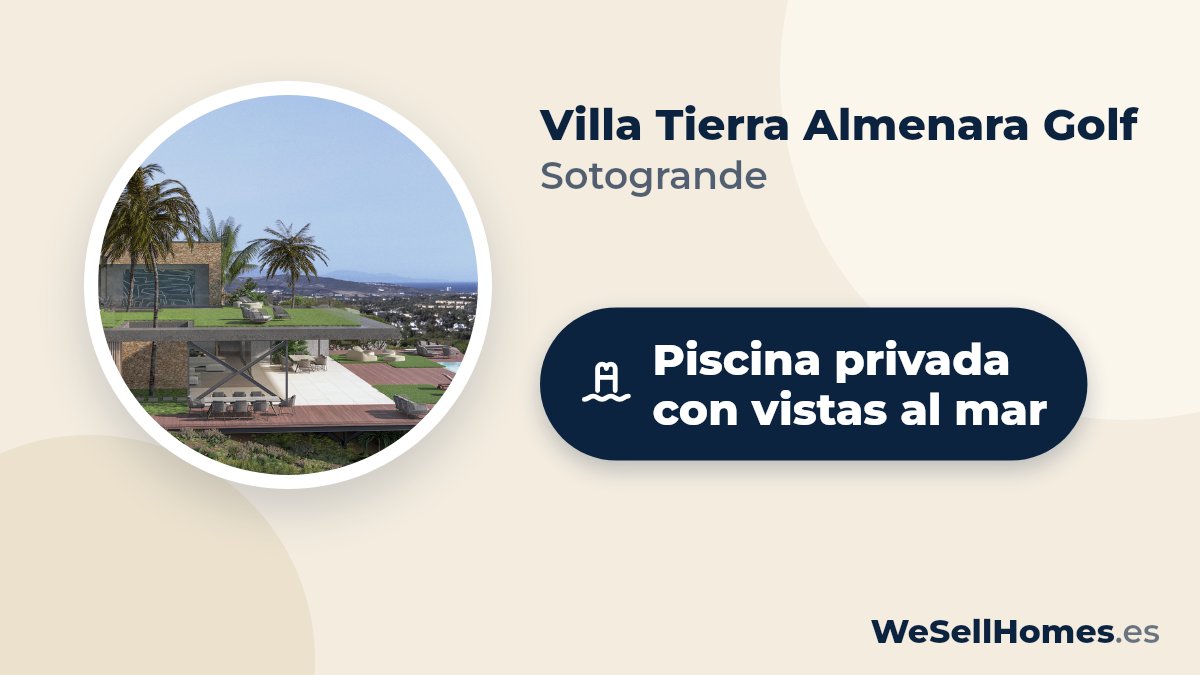 Villa Tierra Almenara Golf, Sotogrande: Piscina privada con vistas al mar