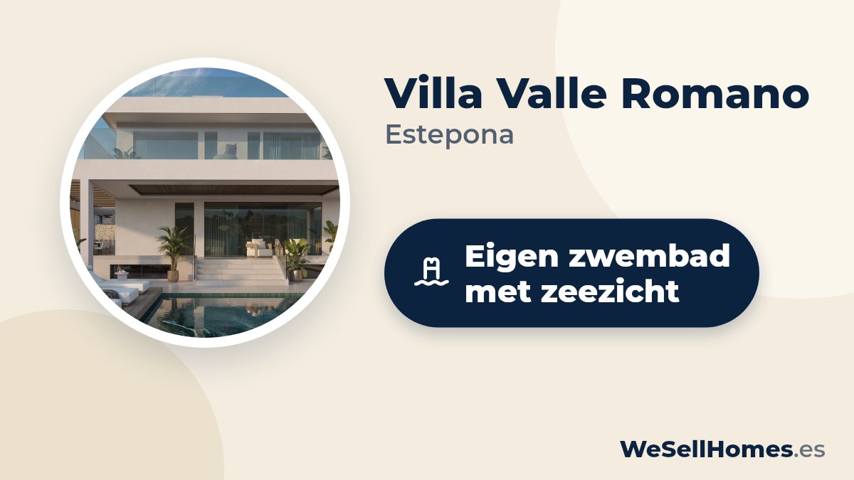 Villa Valle Romano, Estepona: Eigen zwembad met zeezicht