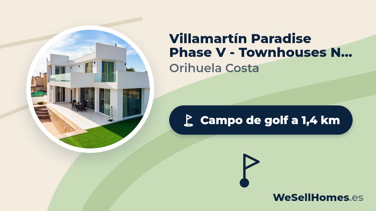 Villamartín Paradise Phase V - Townhouses Nerea, Orihuela Costa: Campo de golf a 1,4 km