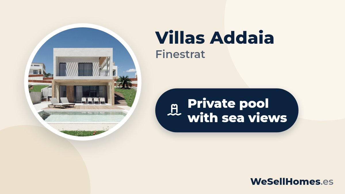 Villas Addaia, Finestrat: Private pool with sea views