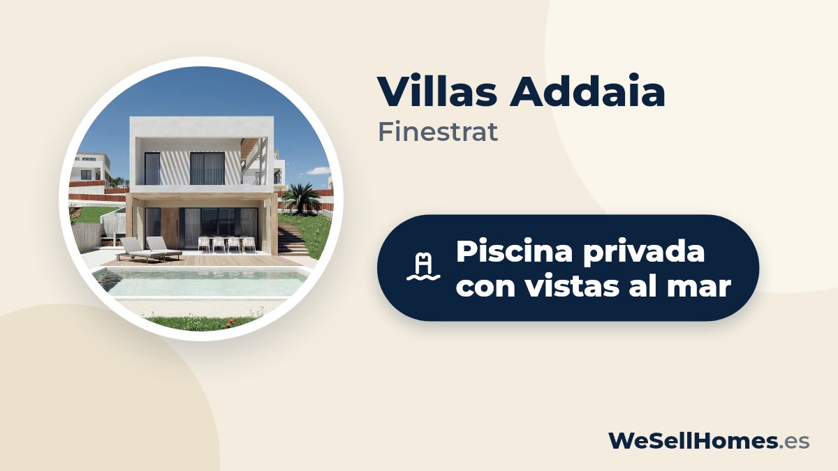 Villas Addaia, Finestrat: Piscina privada con vistas al mar