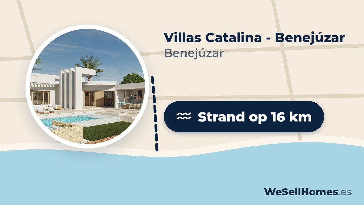 Villas Catalina - Benejúzar, Benejúzar: Strand op 16 km