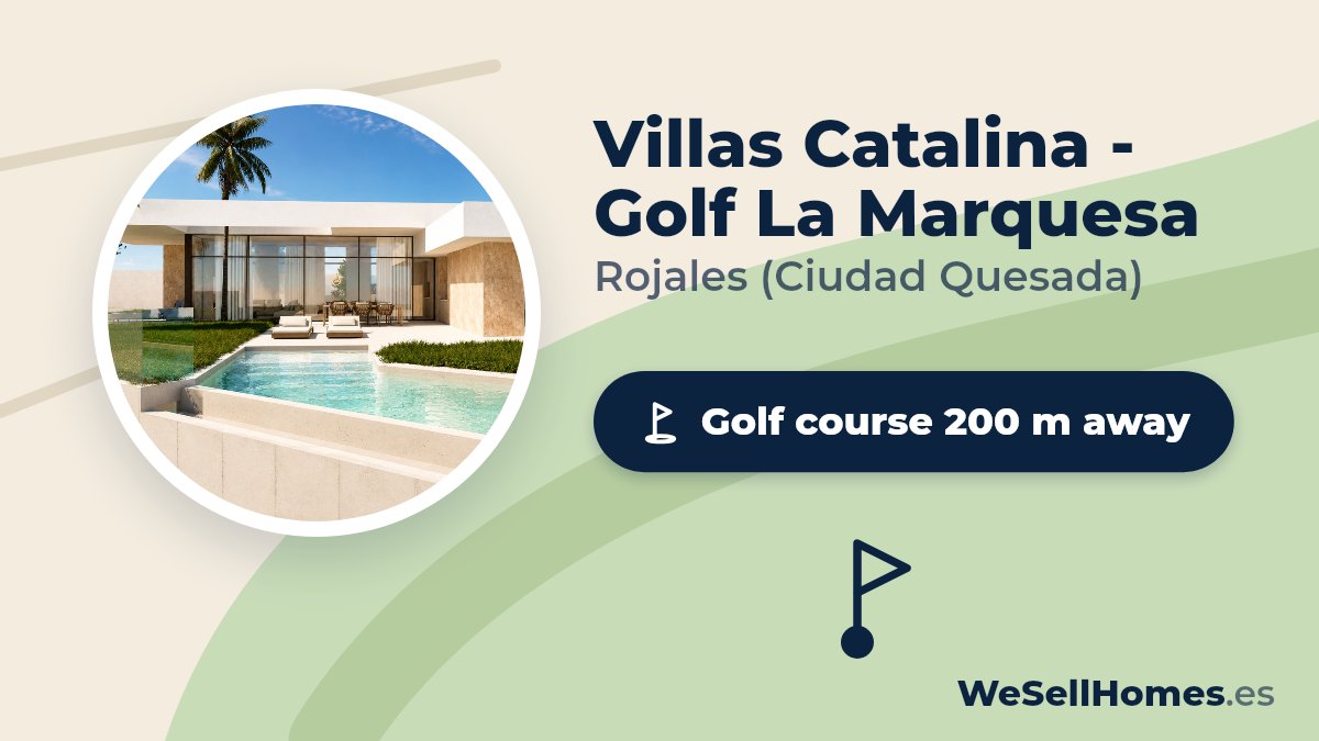 Villas Catalina - Golf La Marquesa, Rojales (Ciudad Quesada): Golf course 200 m away