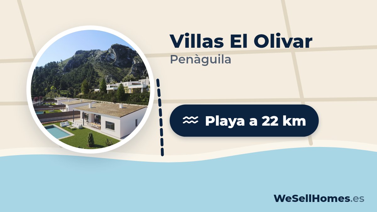 Villas El Olivar, Penàguila: Playa a 22 km