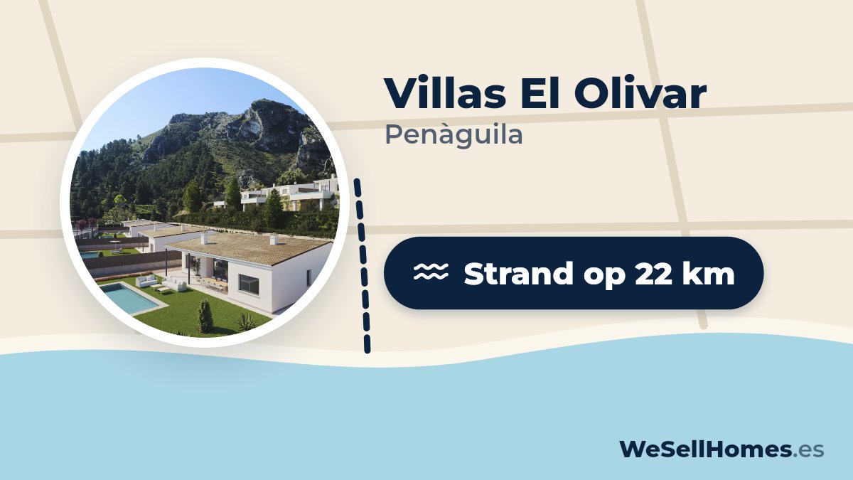 Villas El Olivar, Penàguila: Strand op 22 km