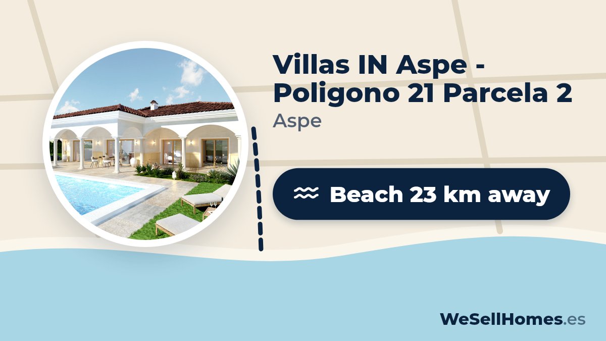 Villas IN Aspe - Poligono 21 Parcela 2, Aspe: Beach 23 km away