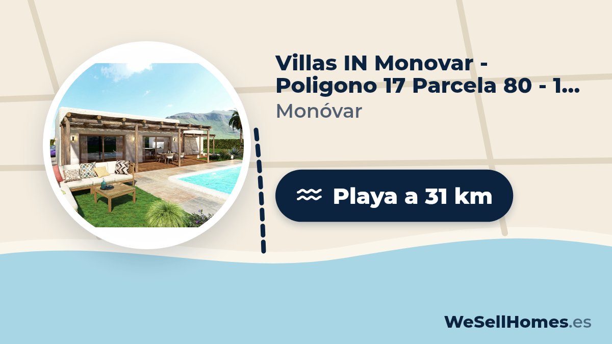 Villas IN Monovar - Poligono 17 Parcela 80 - 112, Monóvar: Playa a 31 km