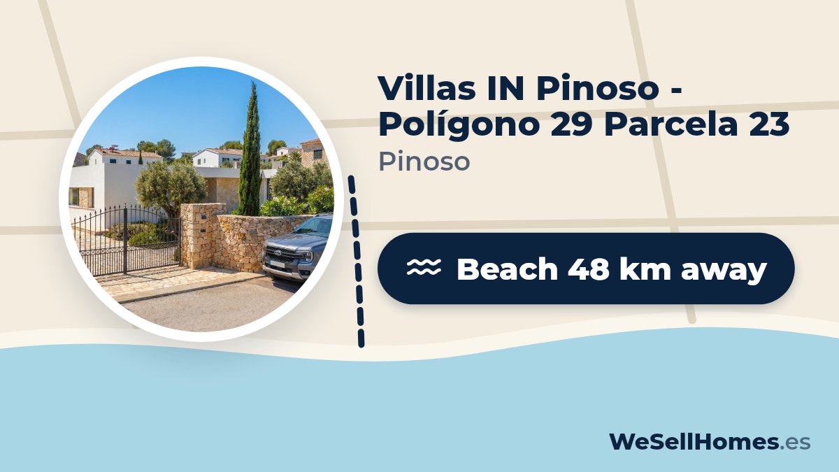Villas IN Pinoso - Polígono 29 Parcela 23, Pinoso: Beach 48 km away