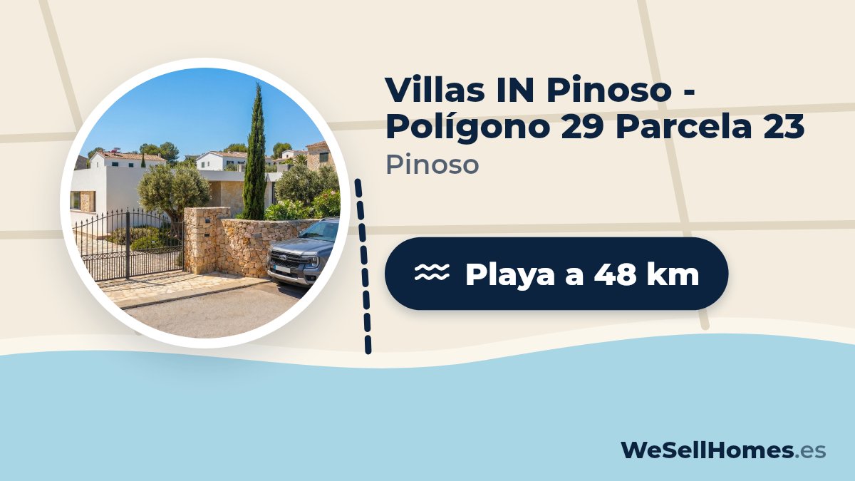 Villas IN Pinoso - Polígono 29 Parcela 23, Pinoso: Playa a 48 km
