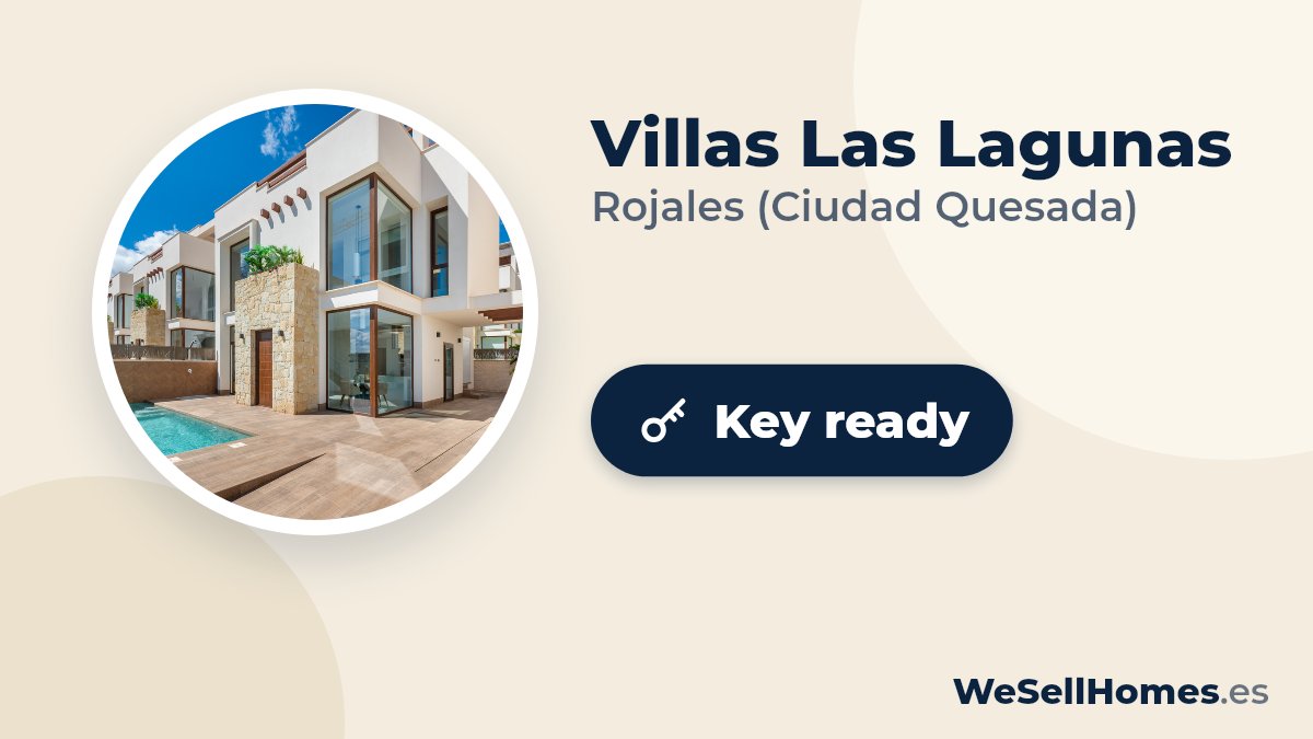 Villas Las Lagunas, Rojales (Ciudad Quesada): Key ready