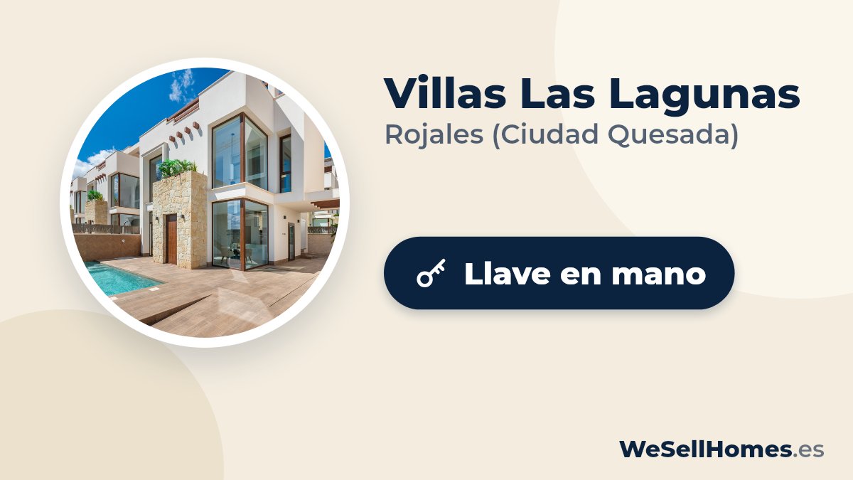 Villas Las Lagunas, Rojales (Ciudad Quesada): Llave en mano
