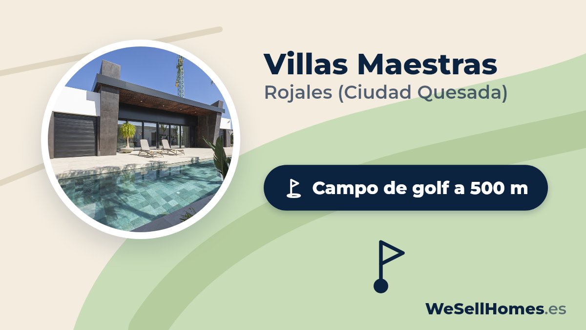 Villas Maestras, Rojales (Ciudad Quesada): Campo de golf a 500 m