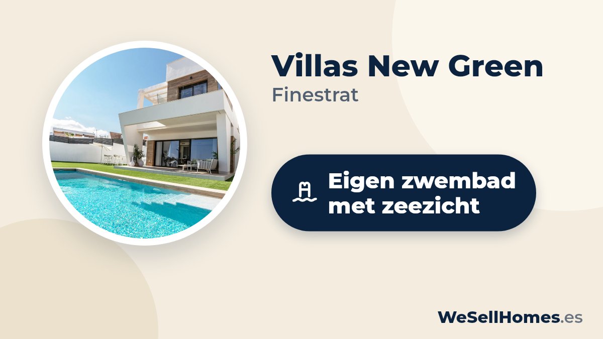 Villas New Green, Finestrat: Eigen zwembad met zeezicht