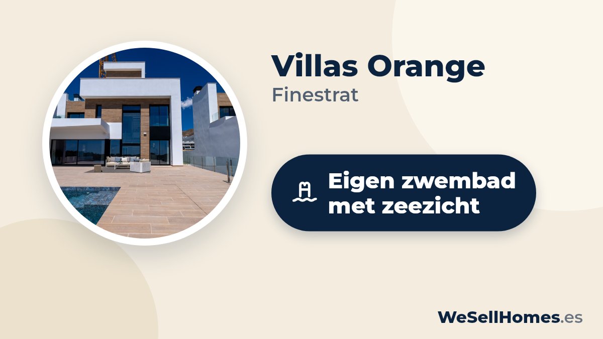Villas Orange, Finestrat: Eigen zwembad met zeezicht