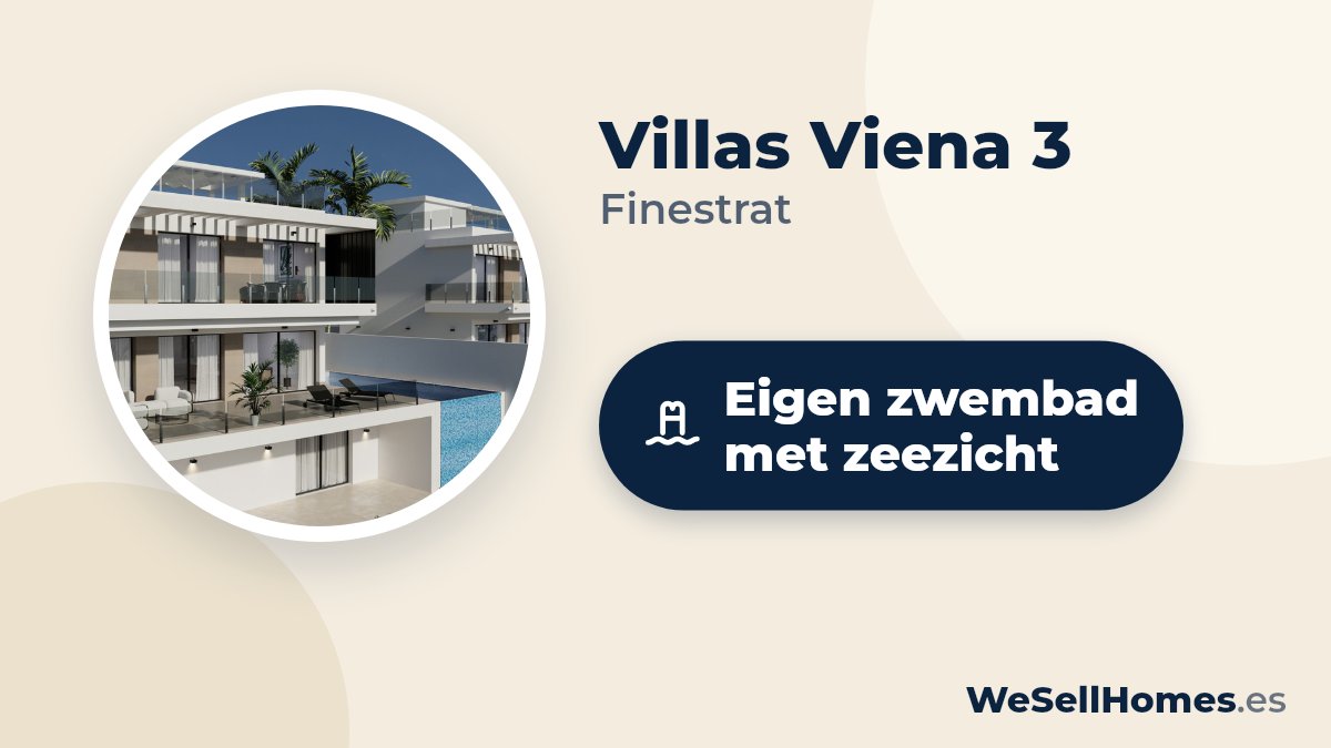 Villas Viena 3, Finestrat: Eigen zwembad met zeezicht