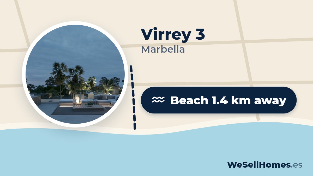 Virrey 3, Marbella: Beach 1.4 km away