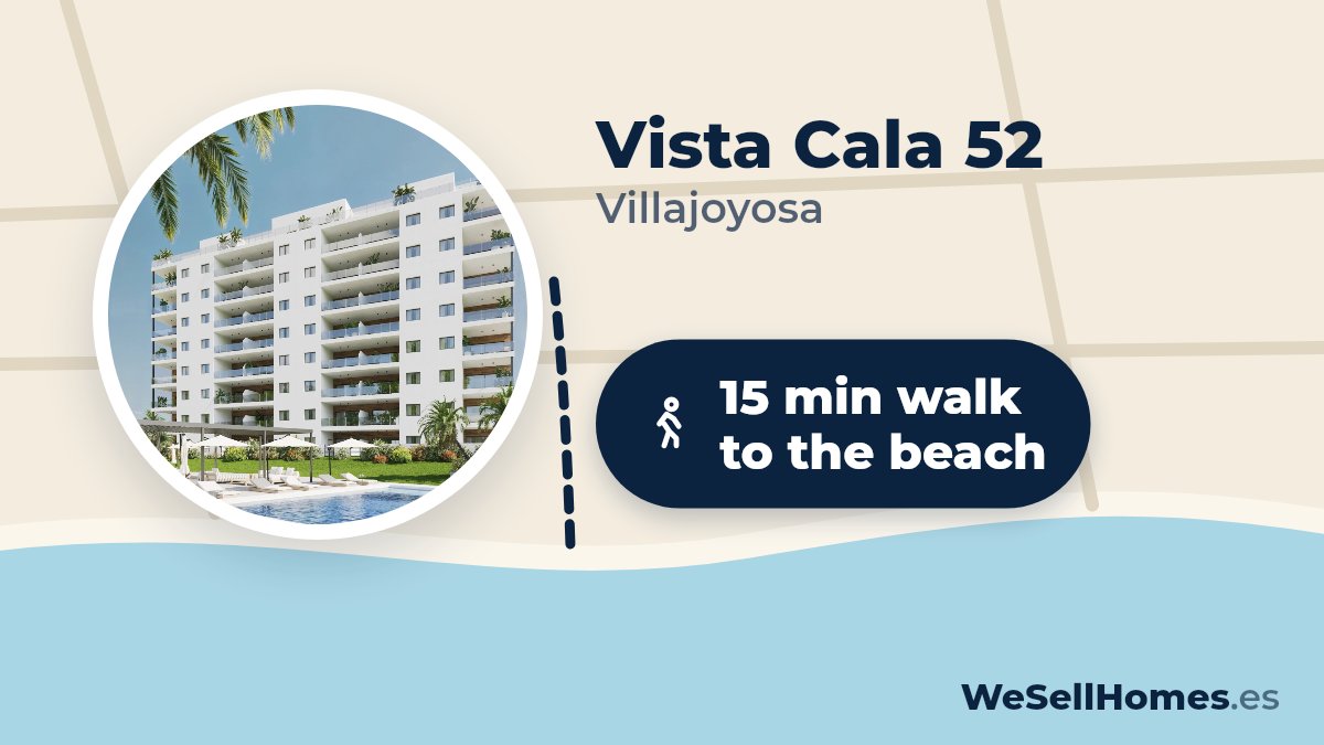 Vista Cala 52, Villajoyosa: 15 min walk to the beach