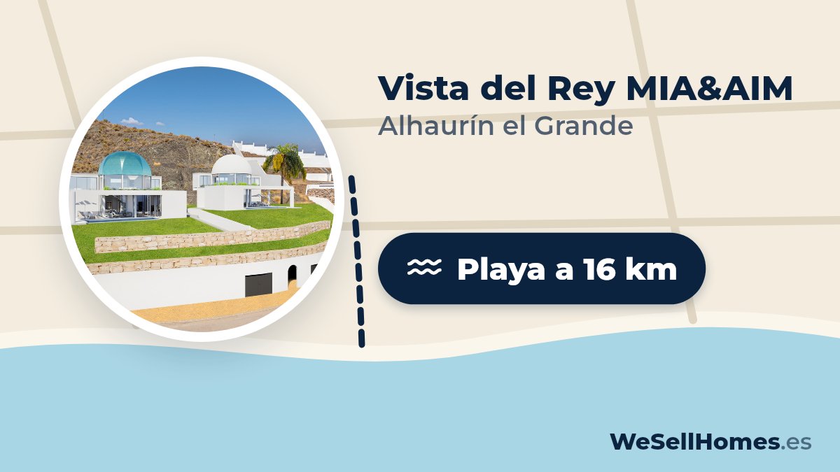 Vista del Rey MIA&AIM, Alhaurín el Grande: Playa a 16 km