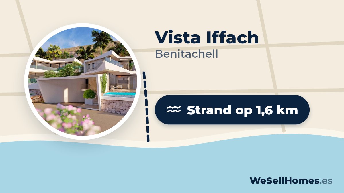 Vista Iffach, Benitachell: Strand op 1,6 km