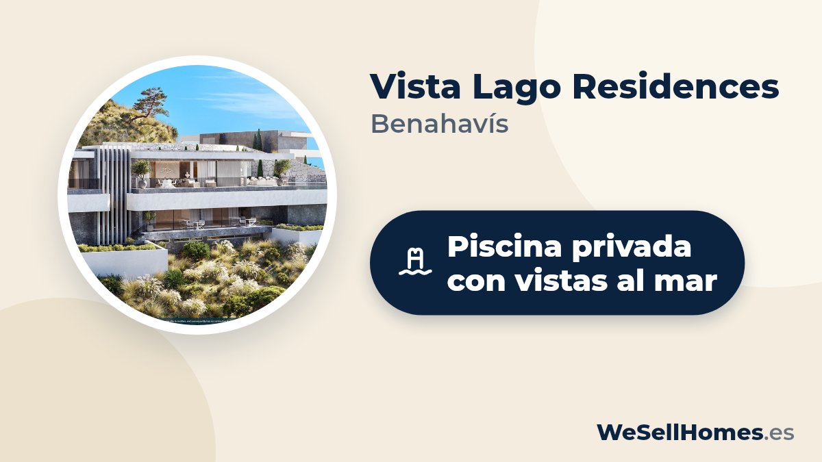 Vista Lago Residences, Benahavís: Piscina privada con vistas al mar