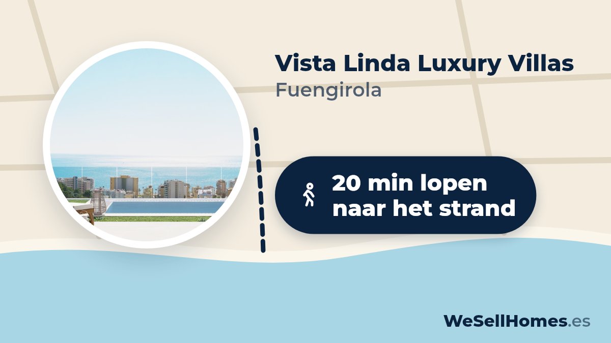 Vista Linda Luxury Villas, Fuengirola: 20 min lopen naar het strand